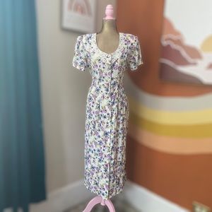 Bentley Floral Lace Cottage Dress